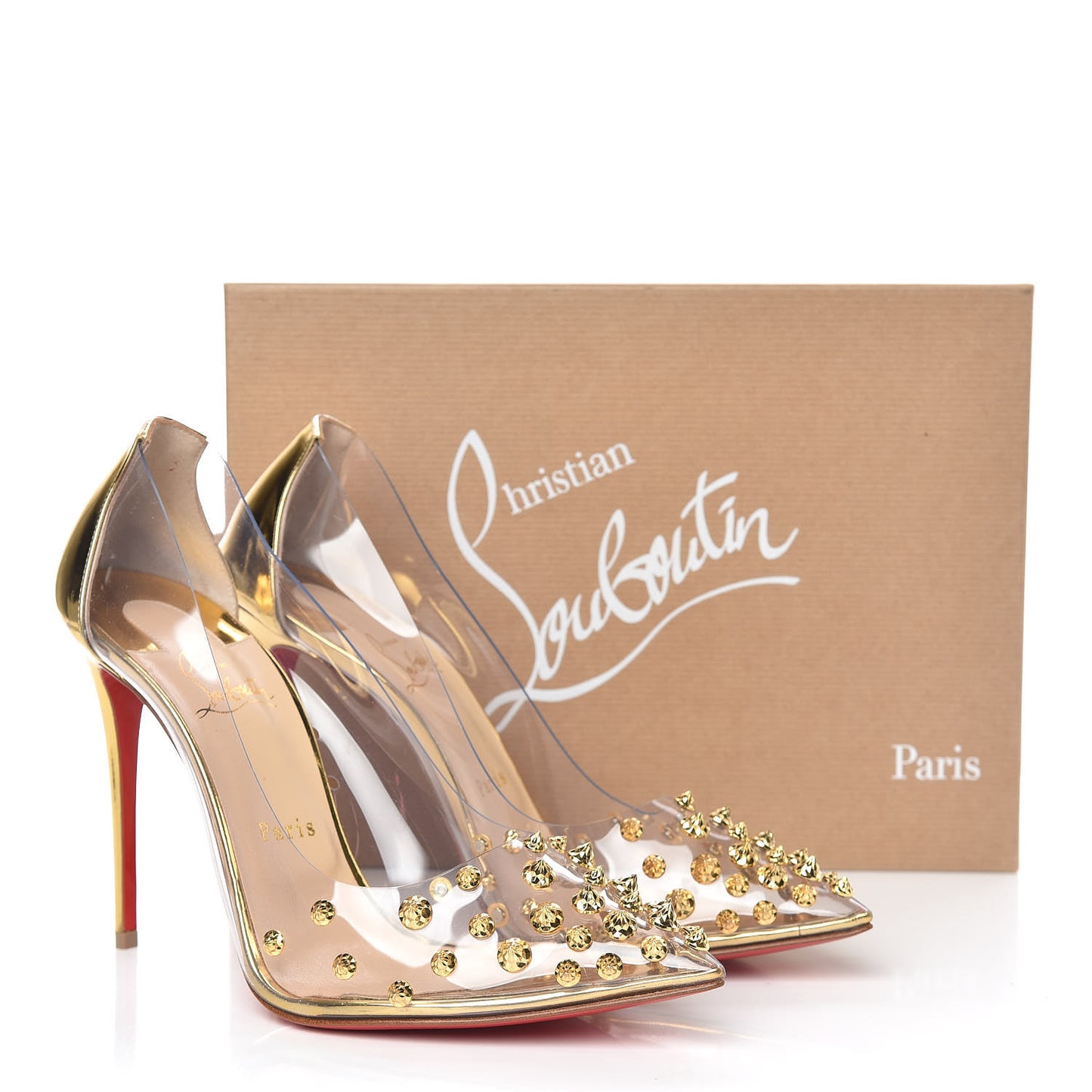 PVC Specchio Collaclou 100 Pumps 39.5 Gold