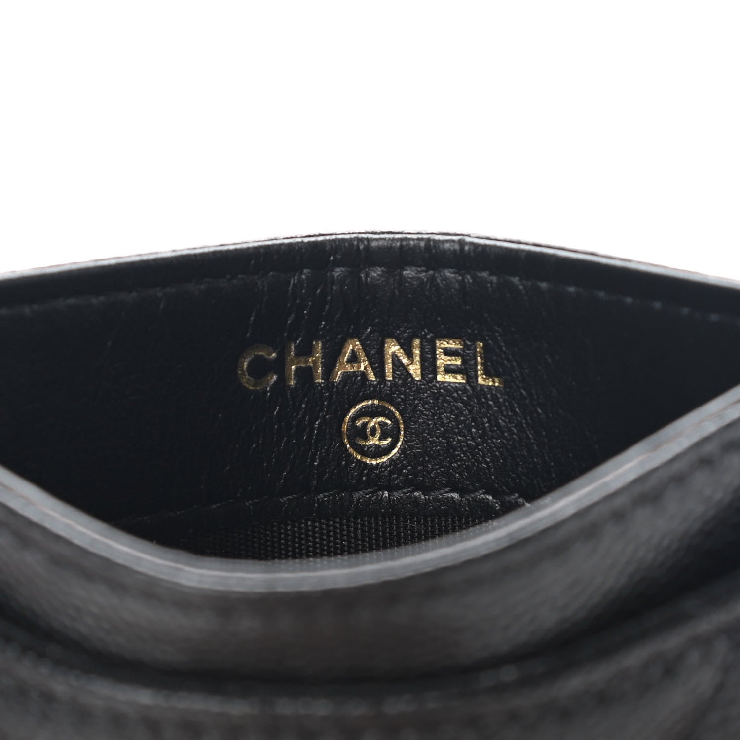 Chanel Caviar Quilted French New Wave Card Holder Black 6 of 9