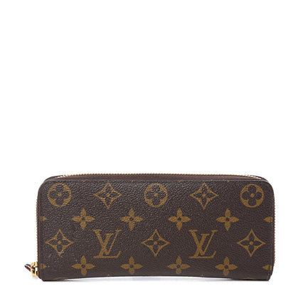 Louis Vuitton Monogram Clemence Wallet Fuchsia 1 of 6