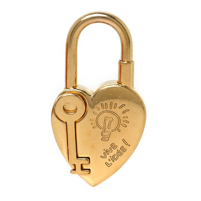 Hermes Annee De La Fantaisie Heart Cadena Lock Gold 1 of 5