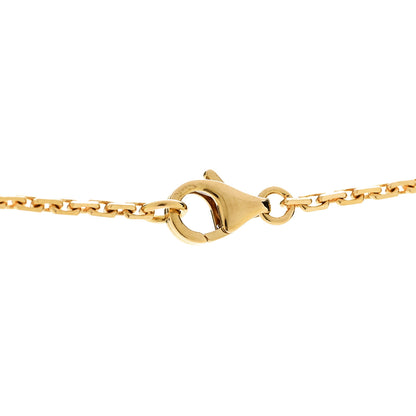 Cartier 18K Yellow Gold Diamond Interlocking LOVE Necklace 5 of 8