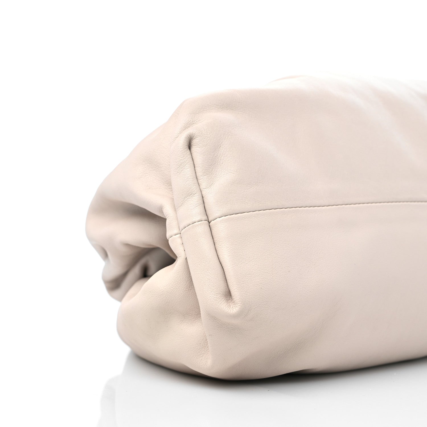 Bottega Veneta Smooth Butter Calf The Pouch Oversized Clutch Mist 7 of 8