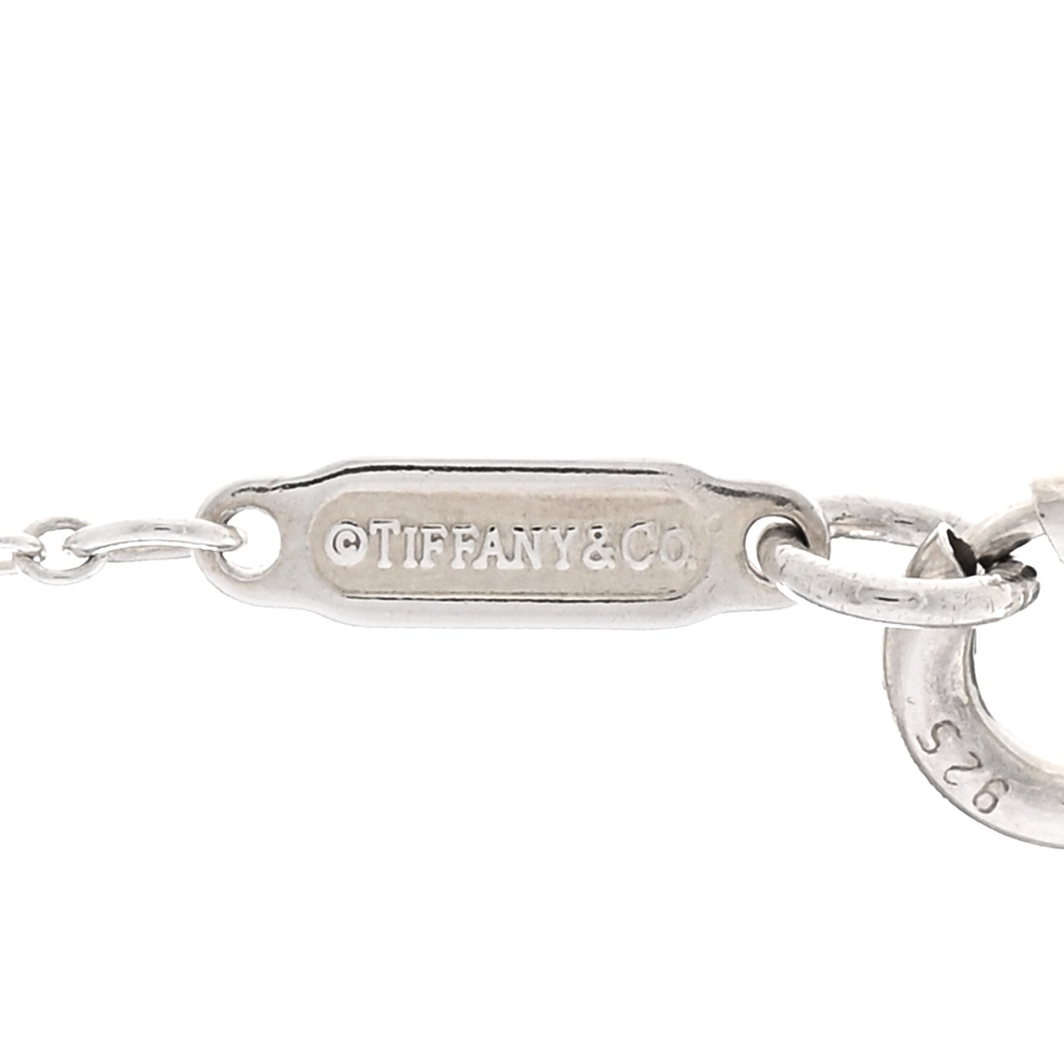Tiffany Sterling Silver Twist Bow Pendant Necklace 4 of 4