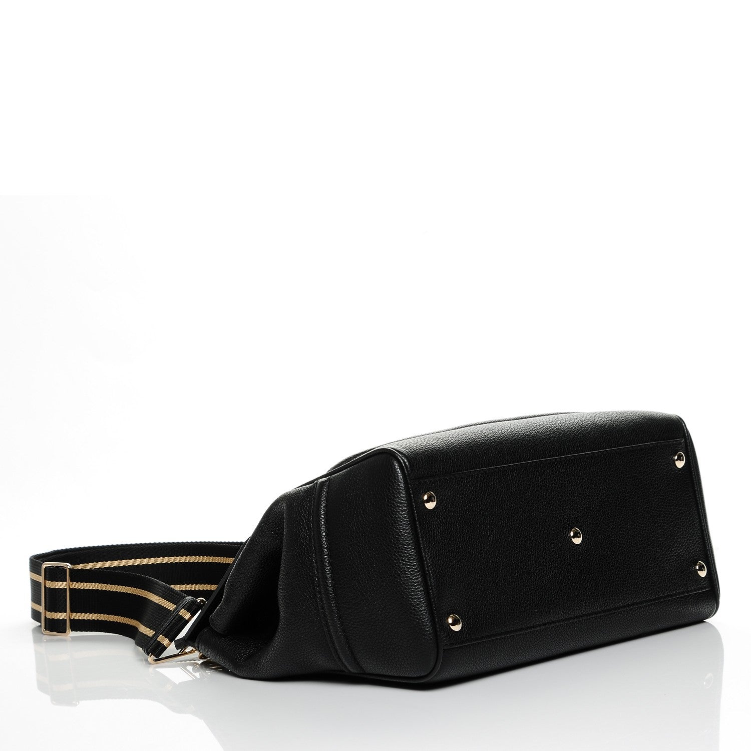 Versace Calfskin Large Palazzo Empire Bag Black 6 of 9