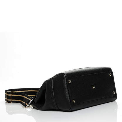 Versace Calfskin Large Palazzo Empire Bag Black 6 of 9