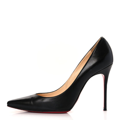 Christian Louboutin Kid Decollete 554 100 Pumps 38 Black 1 of 8