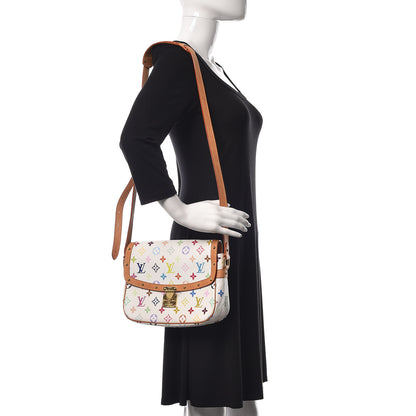 Louis Vuitton Monogram Multicolor Sologne White 2 of 8