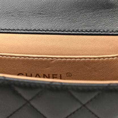 Chanel Goatskin Quilted Chic Pearls Flap Black 11 of 11