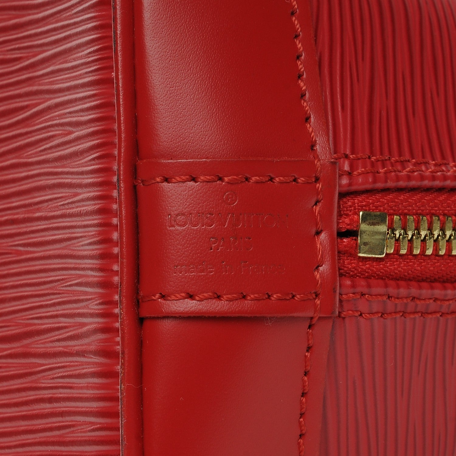 Louis Vuitton Epi Alma PM Castillan Red 6 of 7