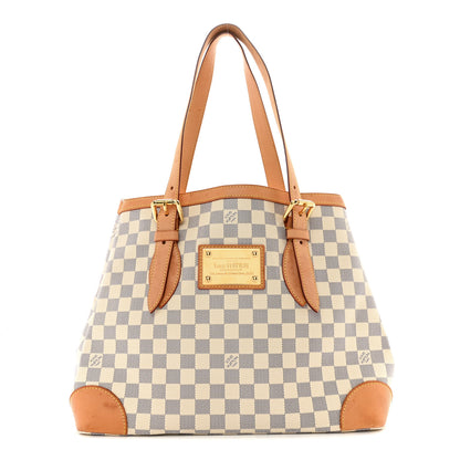 Louis Vuitton Damier Azur Hampstead MM 1 of 15