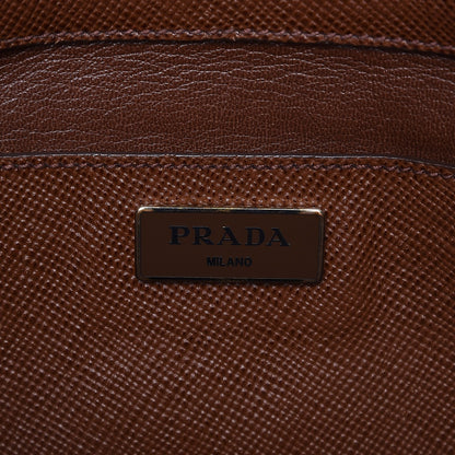 Prada Saffiano Cuir Open Promenade Tote Palissandro 7 of 13