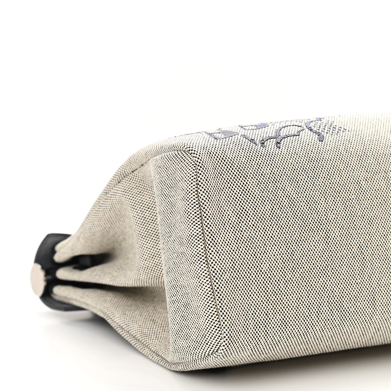 Hermes Vache Hunter Toile H Pegase Pop Herbag Zip Retourne 31 PM Bleu Indigo Ecru Black 9 of 12