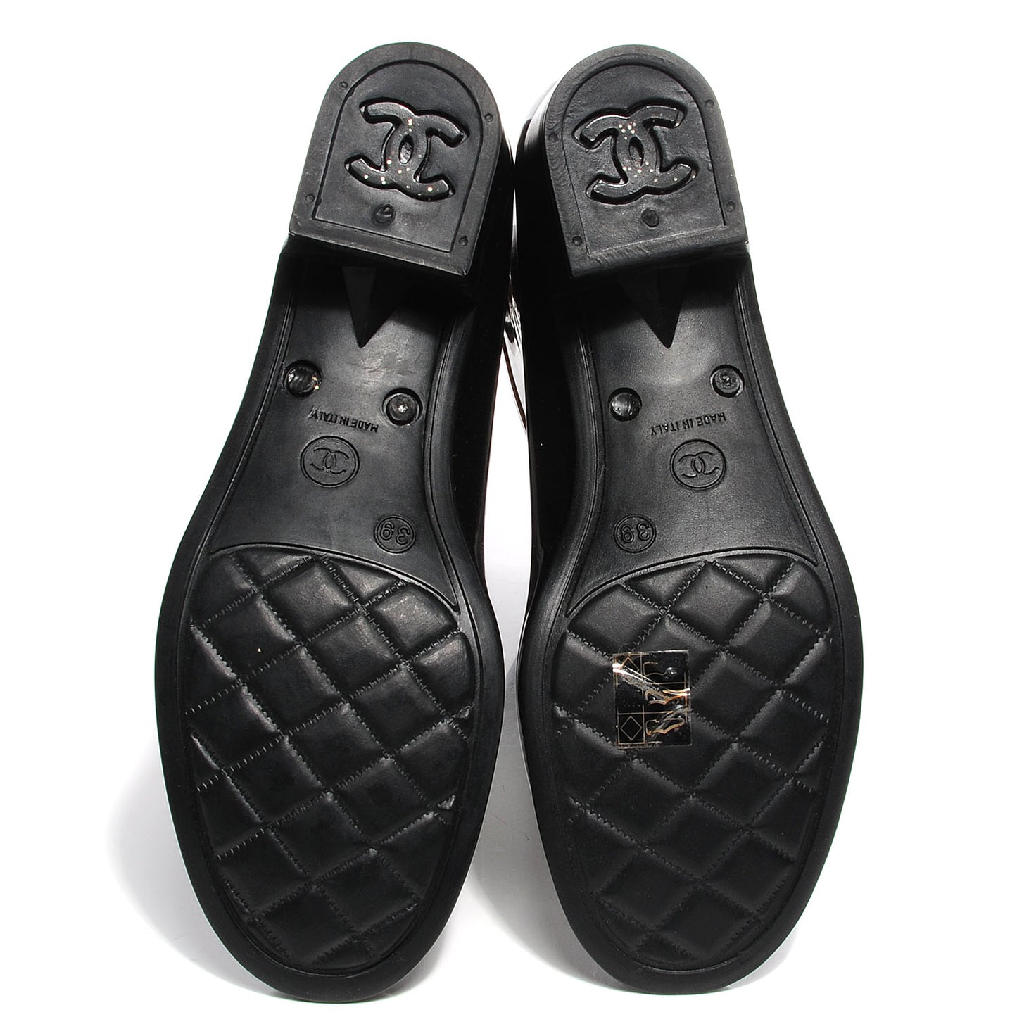 Rubber Glitter Camellia Rain Boots 39 Black