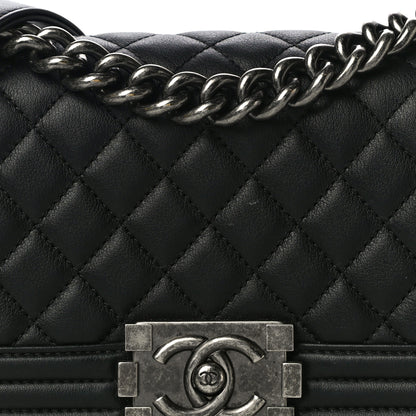 Chanel Calfskin Quilted Small Boy Flap Black 8 of 10