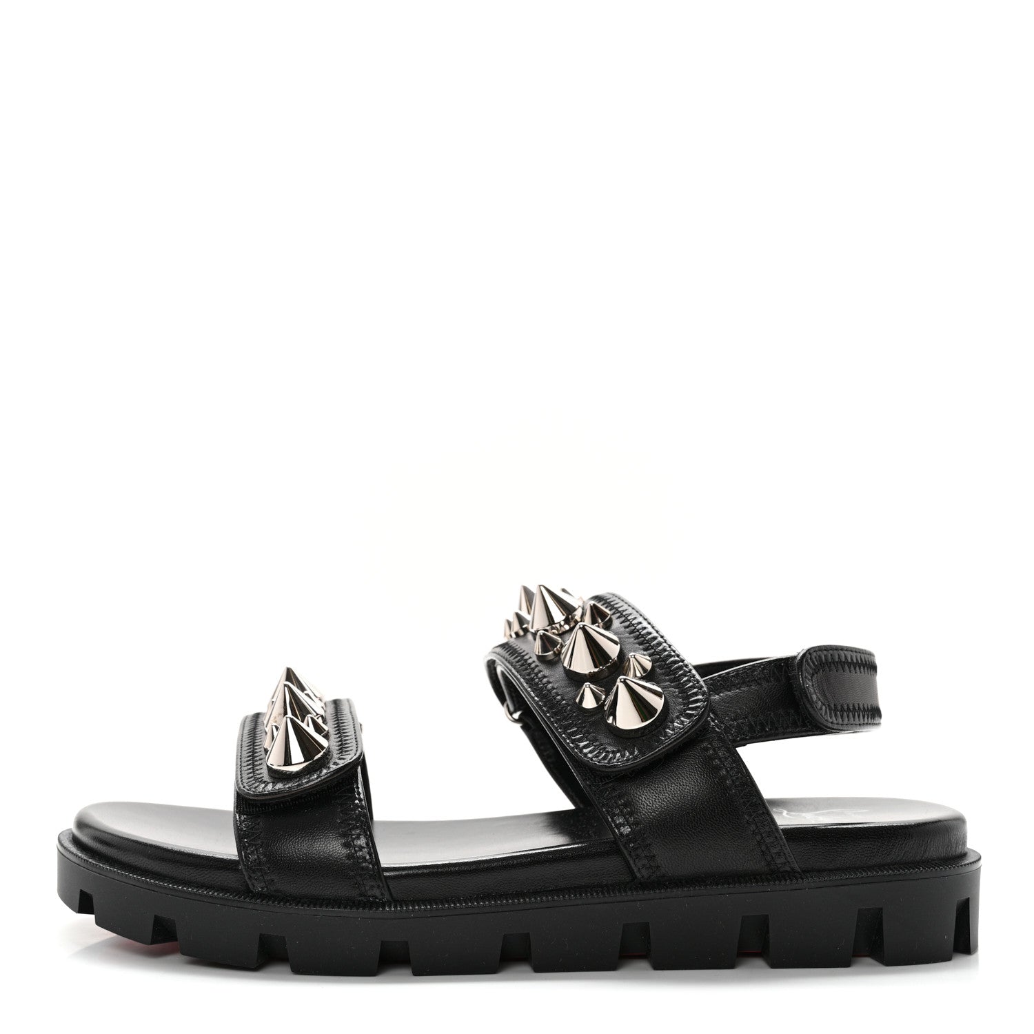 Christian Louboutin Nappa Spikita Cool Platform Sandals 39 Black 1 of 10