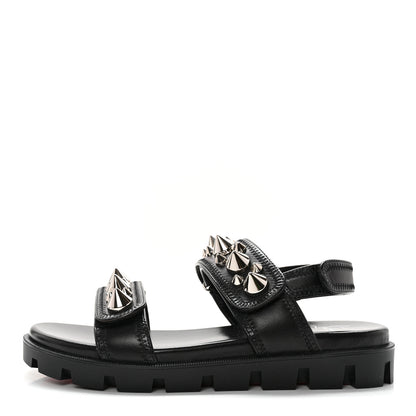 Christian Louboutin Nappa Spikita Cool Platform Sandals 39 Black 1 of 10