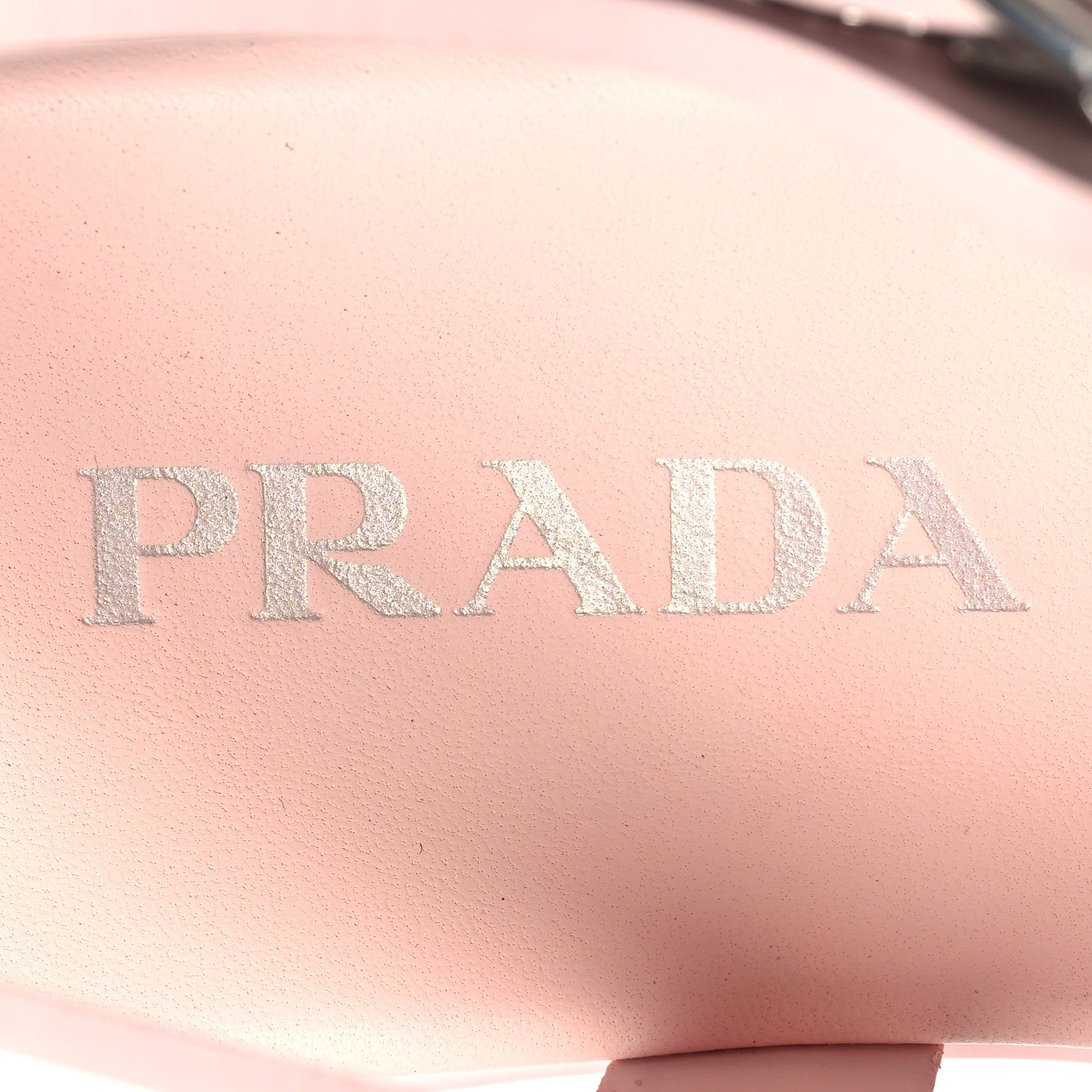 Prada Foam Rubber Metal Triangle Logo Monolith 55mm Cage Sandals 40 Alabastro 8 of 9
