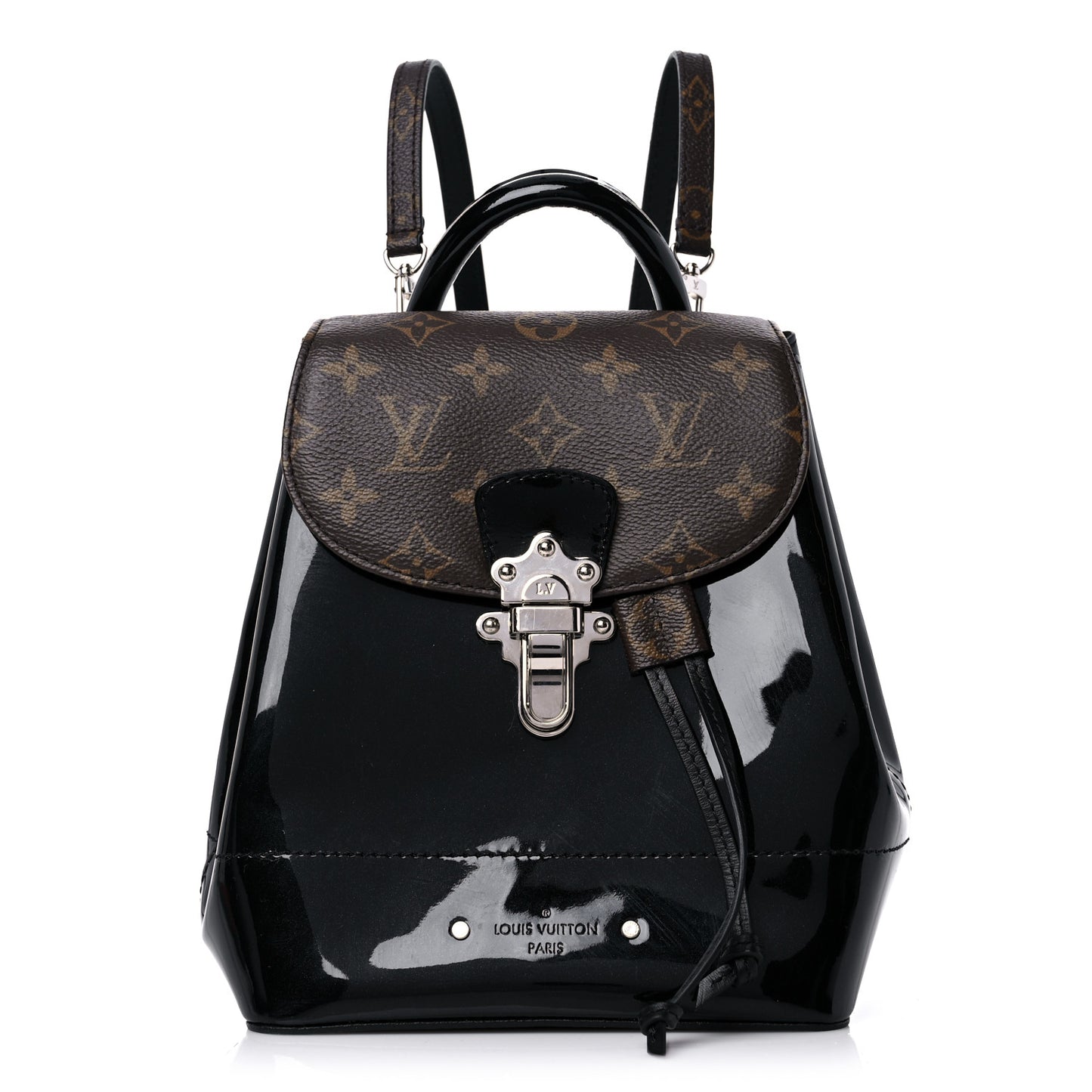 Patent Monogram Hot Springs Backpack Black