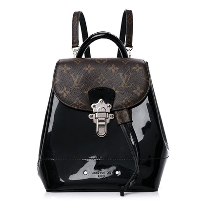 Louis Vuitton Patent Monogram Hot Springs Backpack Black 1 of 11
