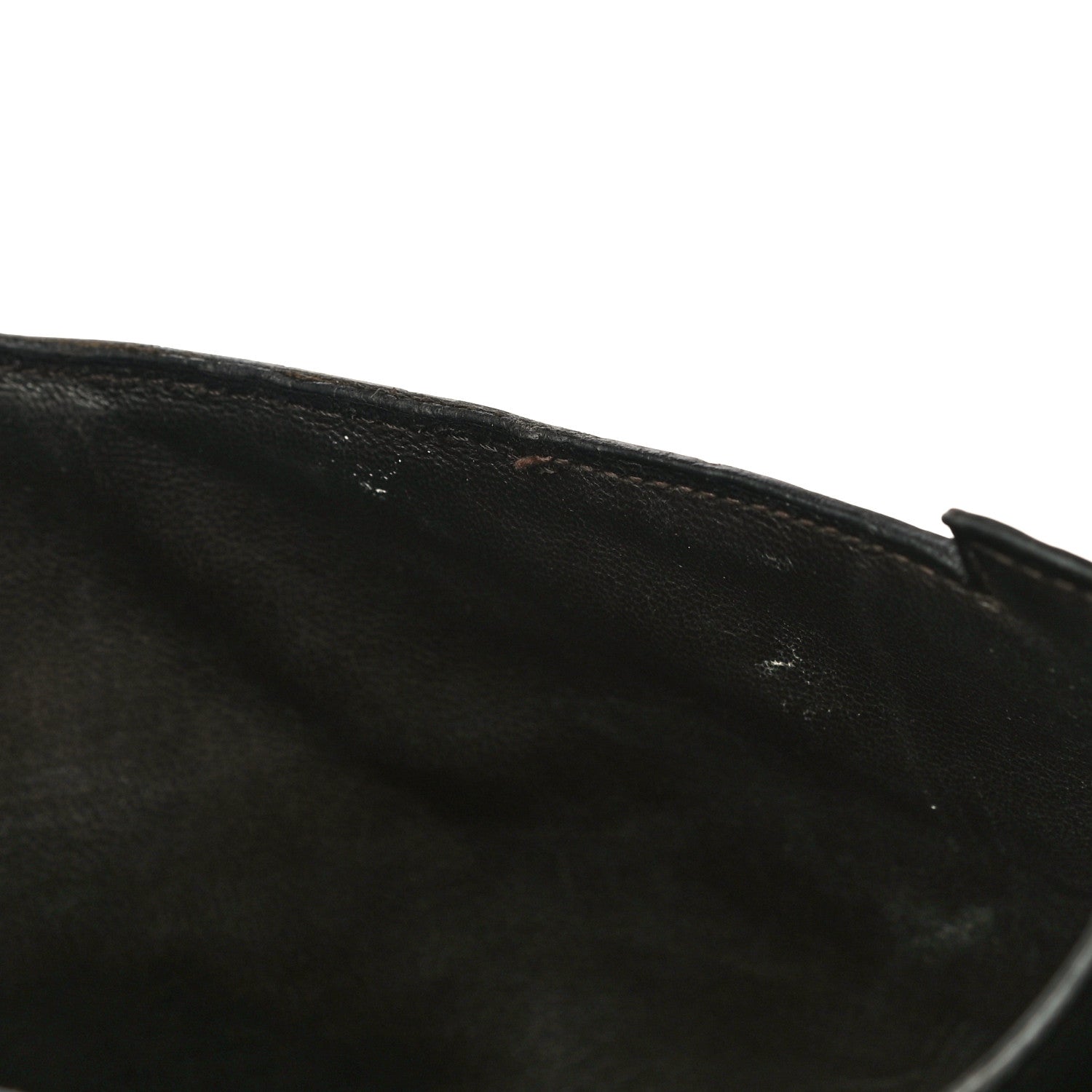 Hermes Shiny Porosus Crocodile Lydie Clutch Chocolate 11 of 18