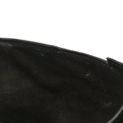 Hermes Shiny Porosus Crocodile Lydie Clutch Chocolate 11 of 18