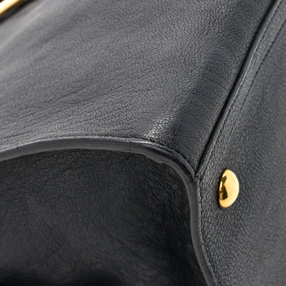 Saint Laurent Sheepskin Small Cabas ChYc Navy 10 of 12
