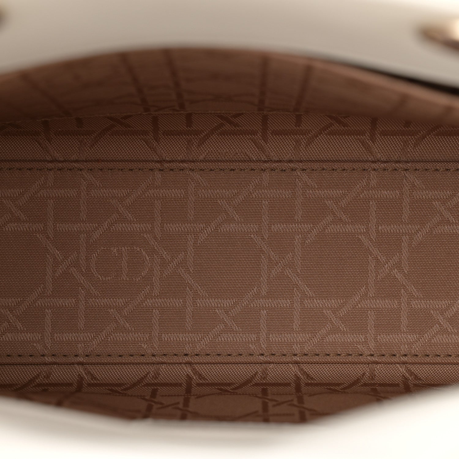 Christian Dior Lambskin Cannage Small My ABCDior Lady Dior White 5 of 15