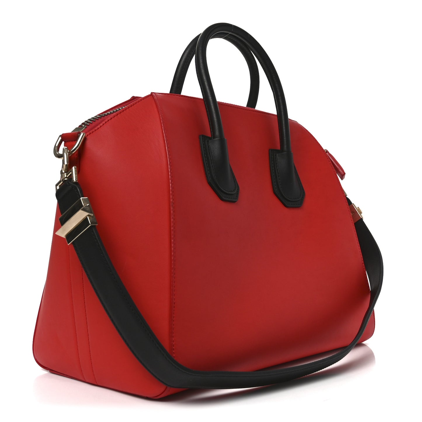 Sugar Goatskin Medium Antigona Red Black