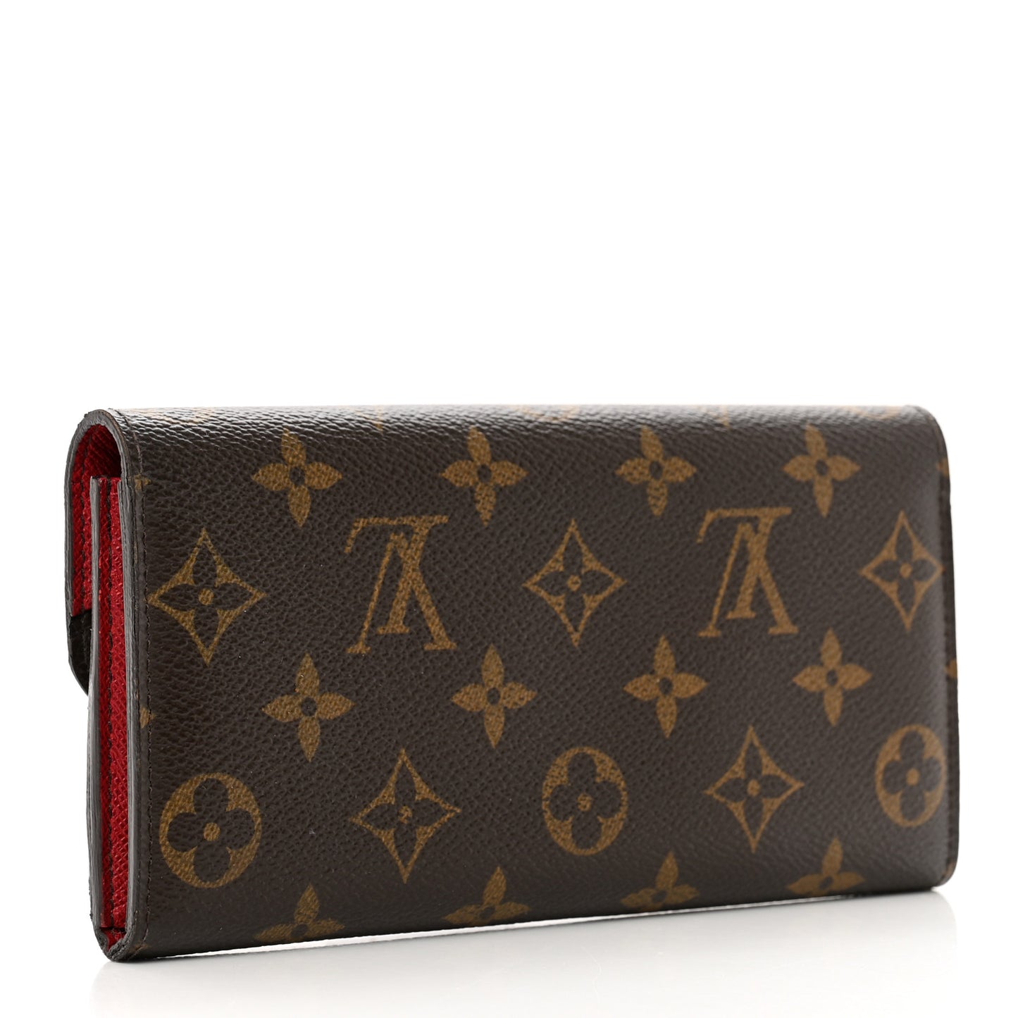Monogram Emilie Wallet Rouge
