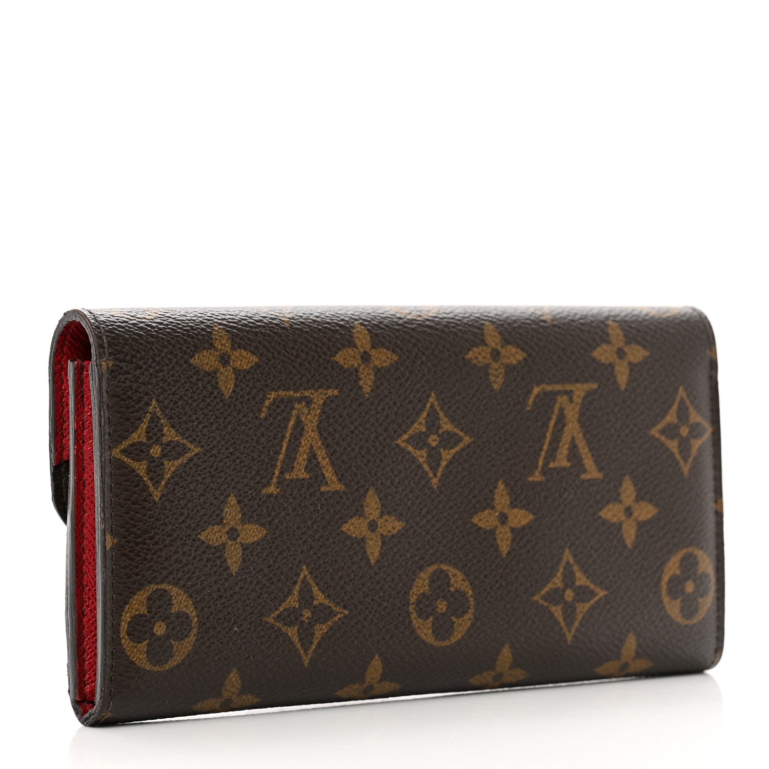 Louis Vuitton Monogram Emilie Wallet Rouge 2 of 12