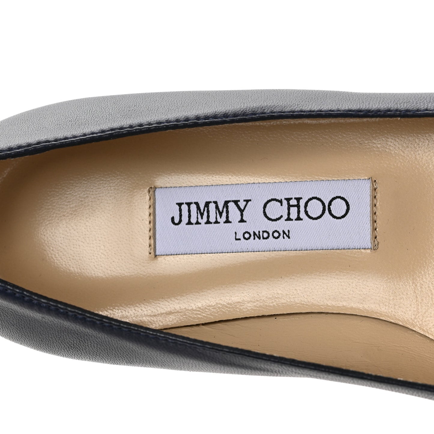 Nappa Pointy Toe Genna Flats 36.5 Blue