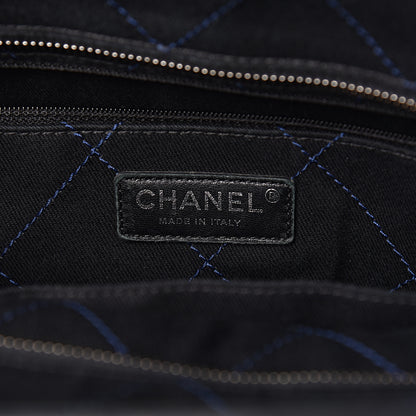Chanel Grained Calfskin Shopping Fever Tote Blue 7 of 18