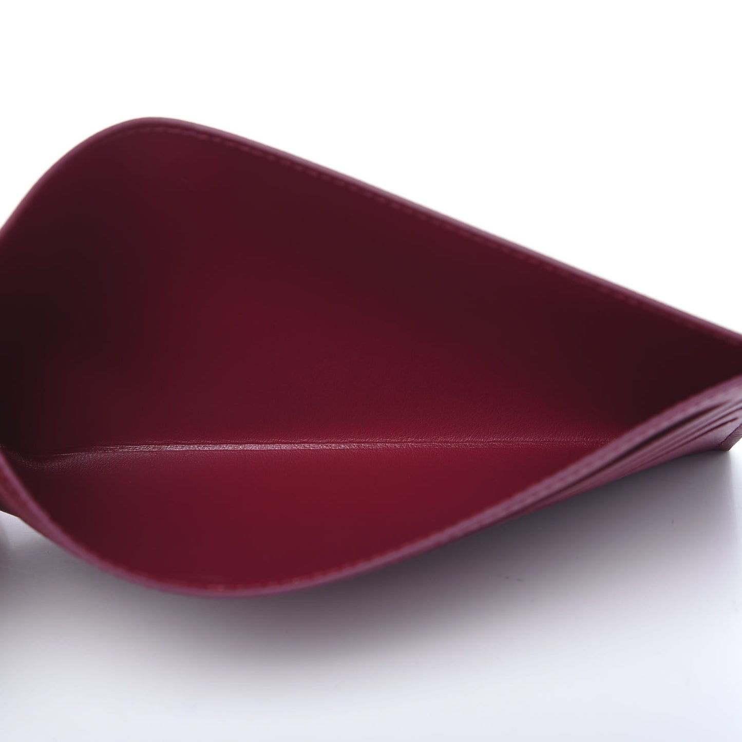 Calfskin Felicie Card Holder Insert Fuchsia