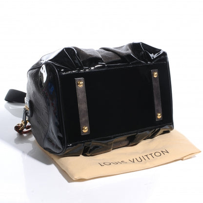Louis Vuitton Cuir Patent Embossed Monogram Stephen Bag Grey 4 of 7