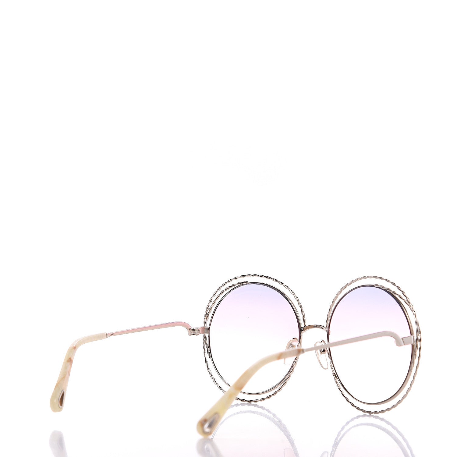 Chloe Oversized Round Carlina Oversized Round Sunglasses CE114ST Rainbow 4 of 6