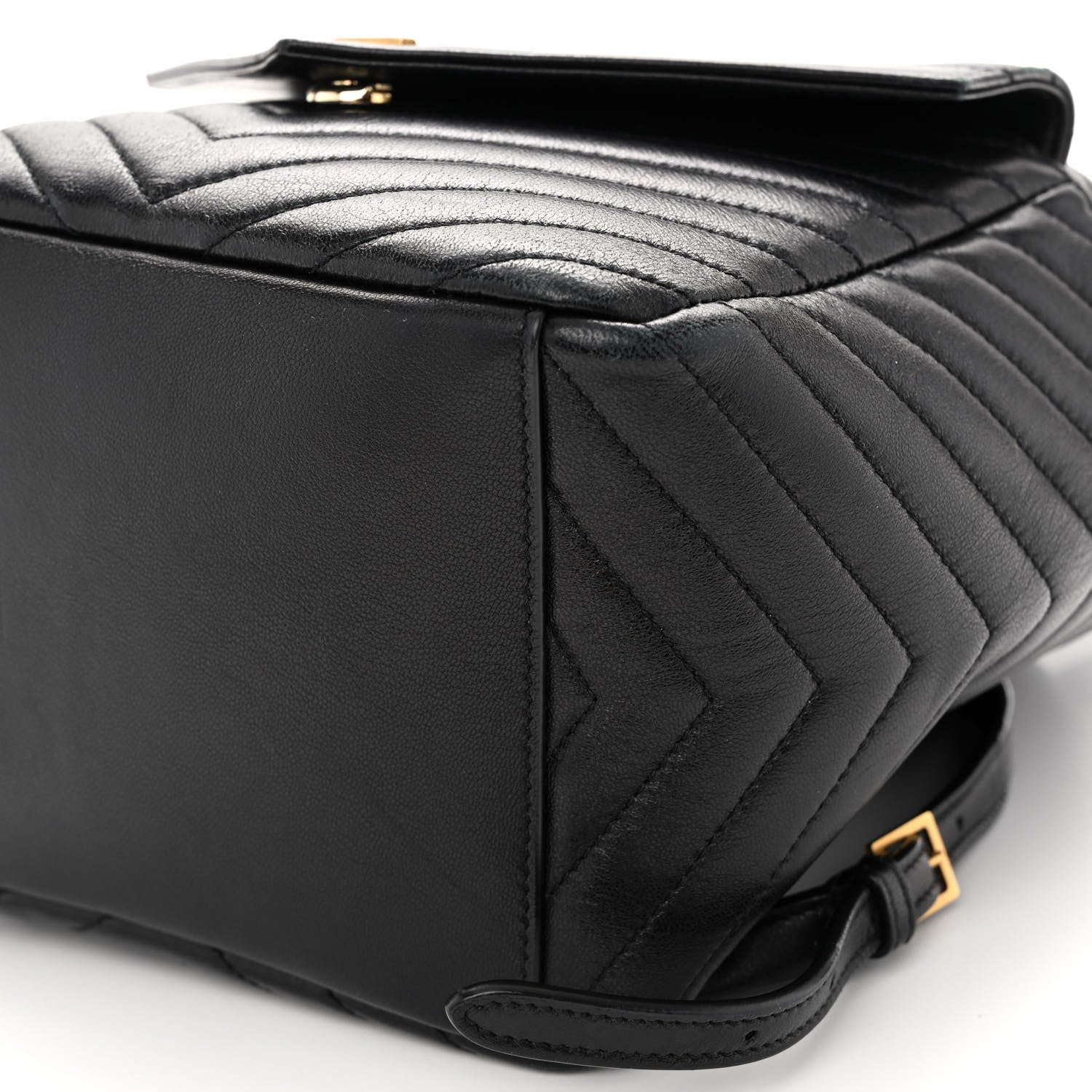Saint Laurent Lambskin Matelasse Monogram Joe Backpack Black 9 of 9