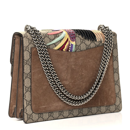 Gucci GG Supreme Monogram Embroidered Medium Dionysus Shoulder Bag Taupe 2 of 4
