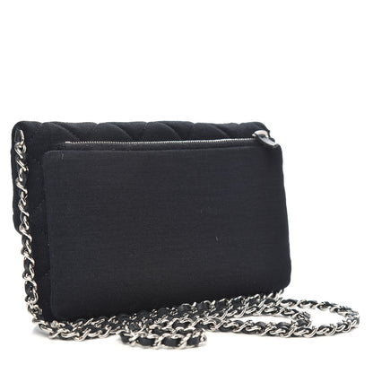 Chanel Jersey Quilted Mini Flap Black 3 of 10