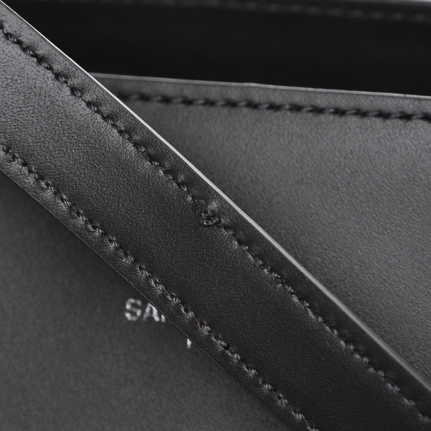 Saint Laurent Calfskin Python Small Sac De Jour Coal Grey Brown 9 of 9