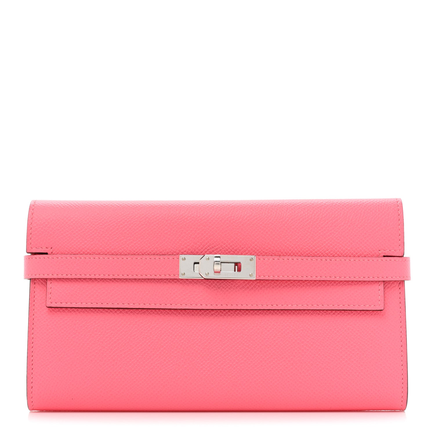 Hermes Epsom Kelly Longue Wallet Rose Azalee 1 of 18
