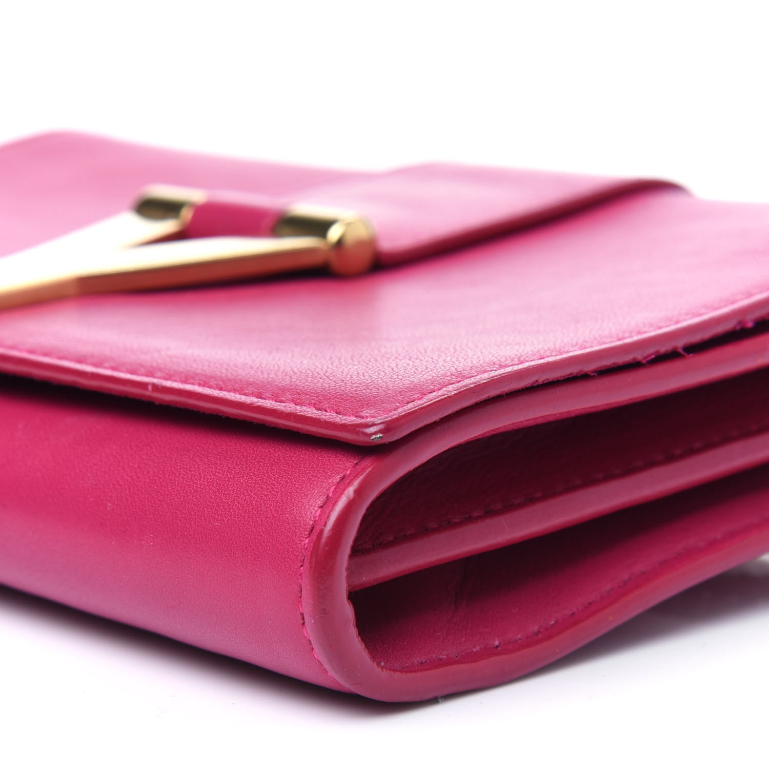 Saint Laurent Calfskin Small Classic Y Satchel Fuchsia 15 of 20
