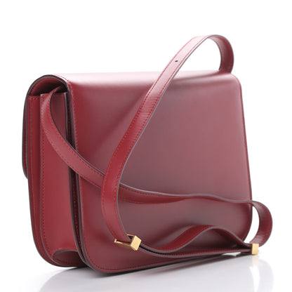Celine Box Calfskin Medium Classic Box Flap Bag Red 3 of 10
