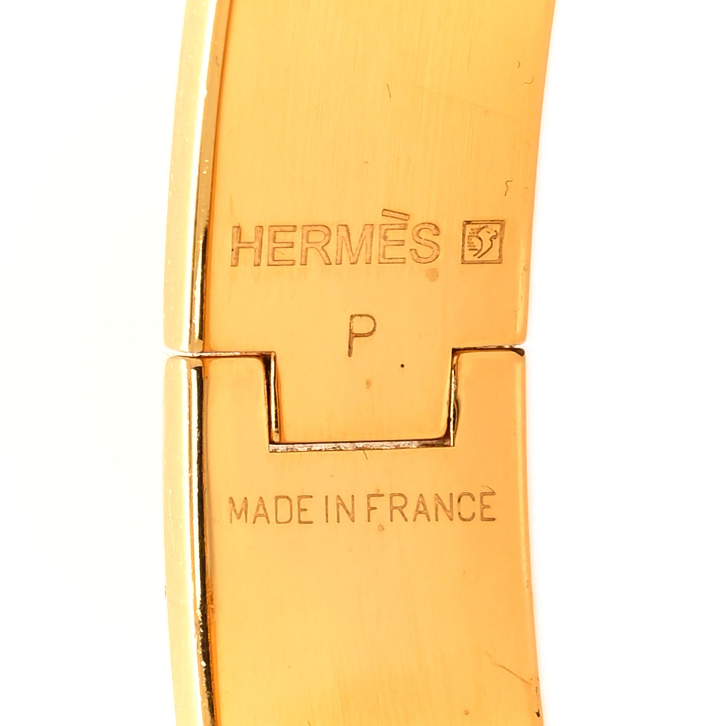 Enamel Narrow Clic Clac H Bracelet PM Black