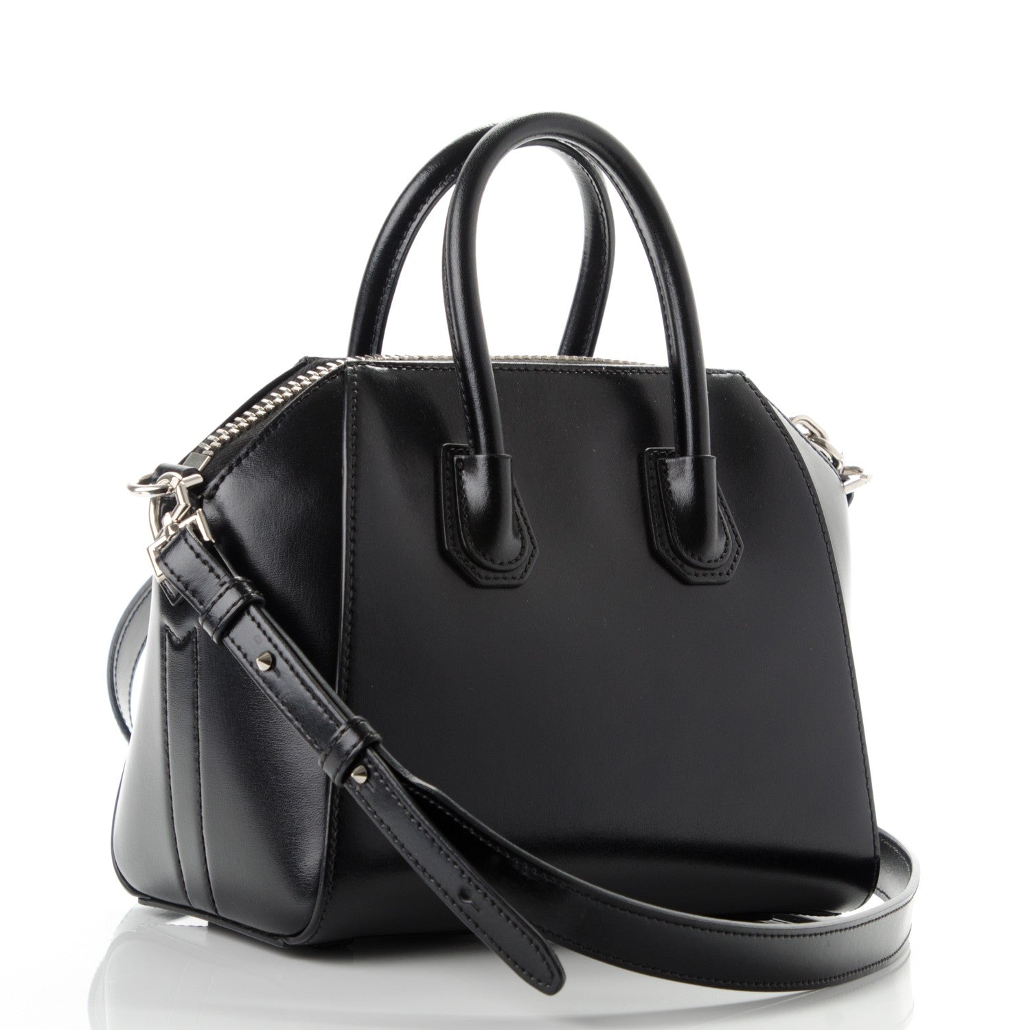 Givenchy Shiny Lord Calfskin Mini Antigona Black 3 of 7