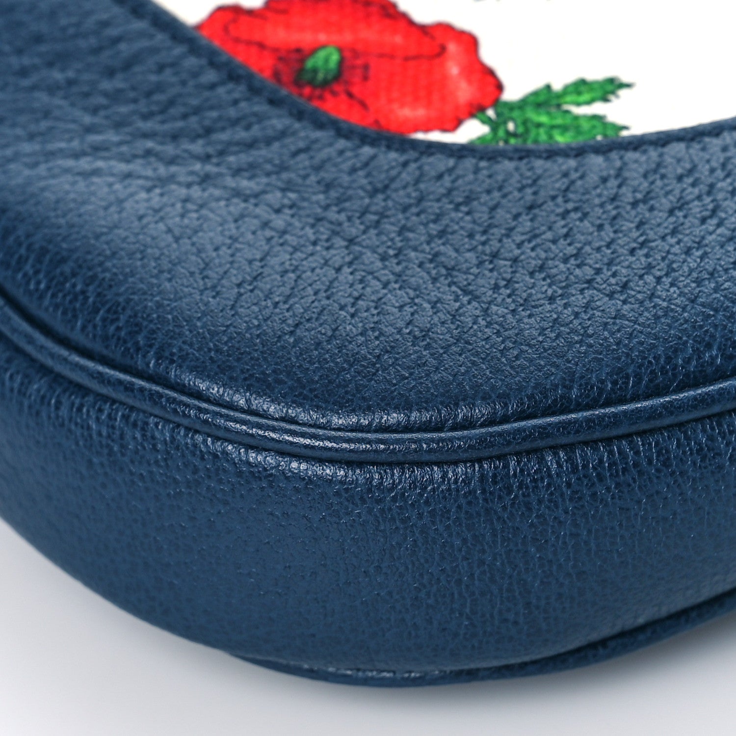 Gucci Canvas Flora Medium Jackie Hobo Blue Agata 9 of 11
