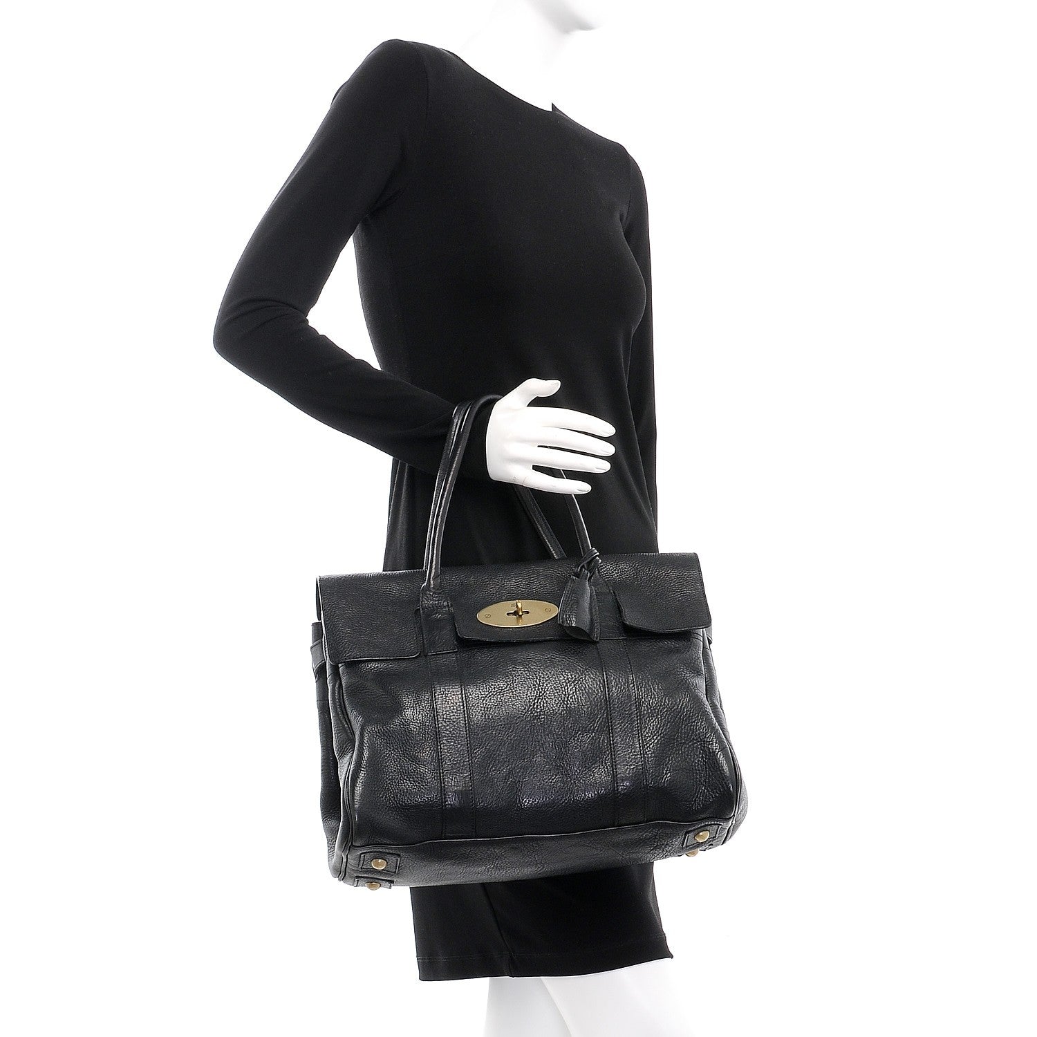 Mulberry Glossy Goat Bayswater Black 2 of 14