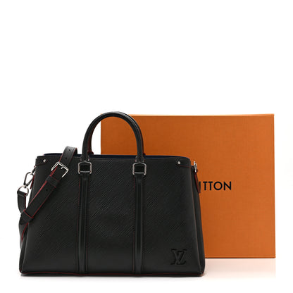 Louis Vuitton Epi Soufflot MM NM Black 10 of 10