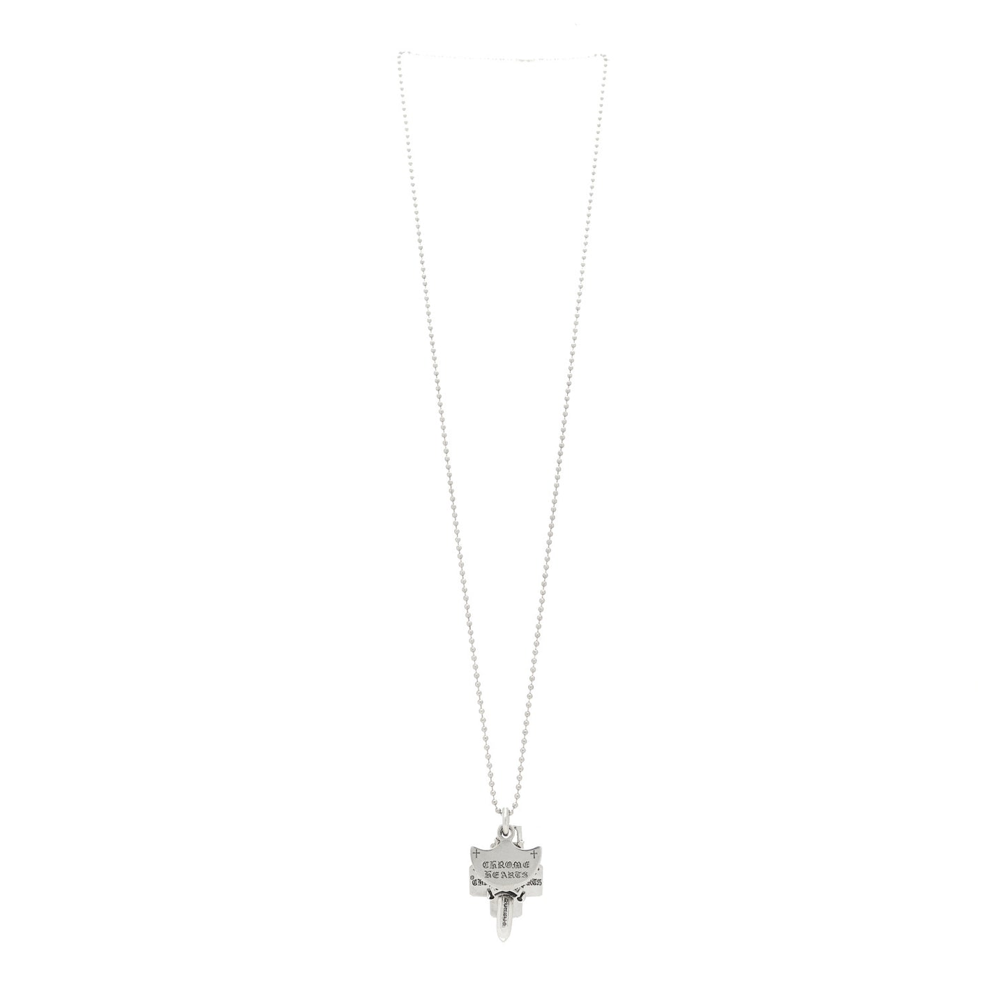 Sterling Silver Three Trinkets Necklace