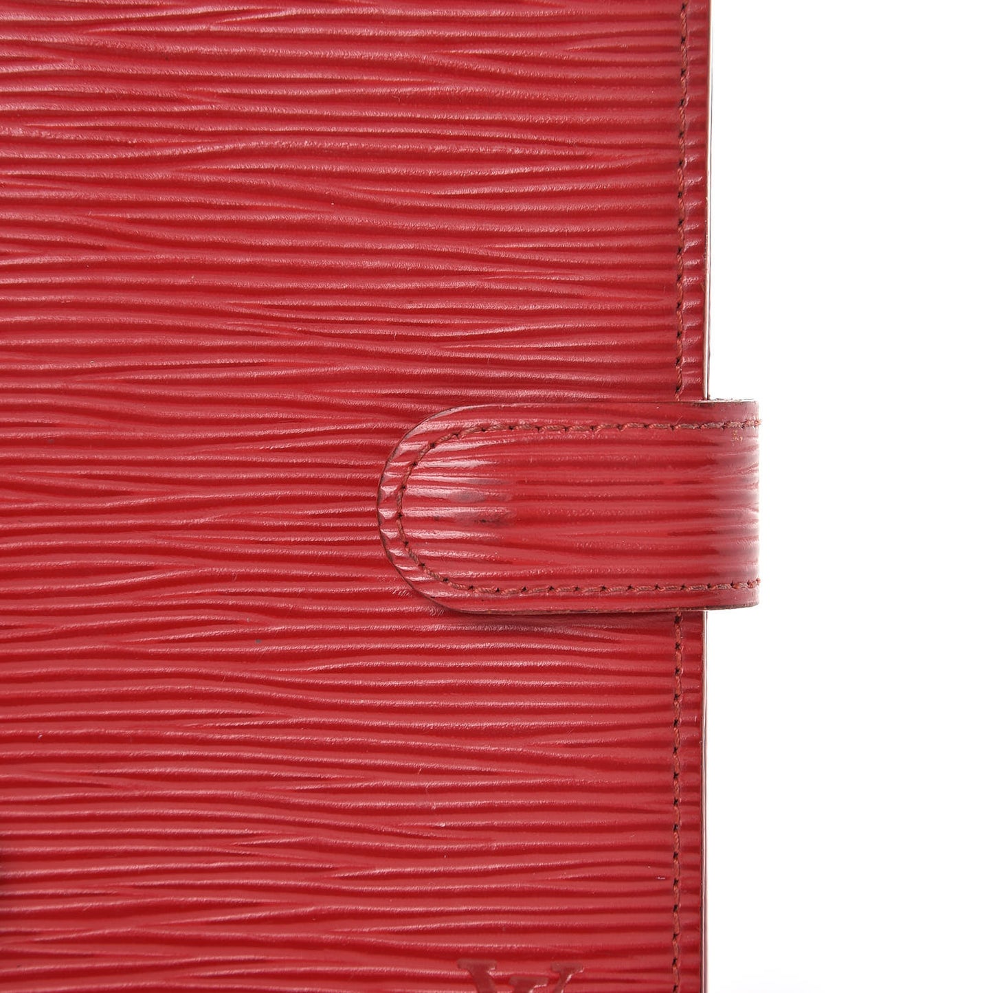 Epi Small Ring Agenda Cover Castillan Red