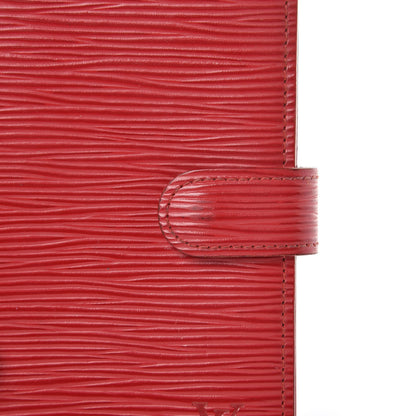Louis Vuitton Epi Small Ring Agenda Cover Castillan Red 8 of 8